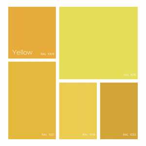 yellow colour palette